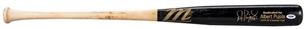2010 Albert Pujols Game Used and Signed/Inscribed Marucci AP5-M Custom Cut Model Bat (PSA/DNA GU 9)